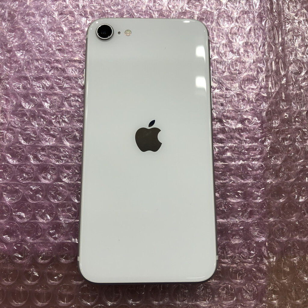 中古 Apple iPhoneSE 4.7インチ (第2世代/2020) 128GB (ホワイト) 国内