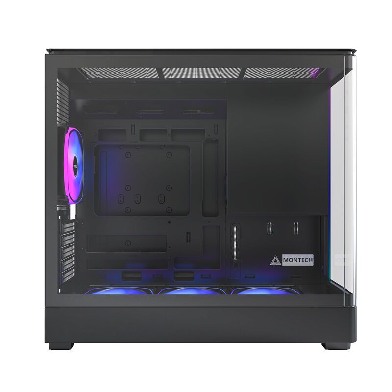 MONTECH KING 15 PRO Black (MicroATX ガラス ブラック) ｜ パソコン
