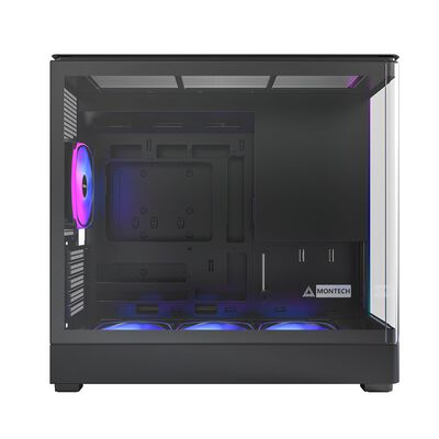 MONTECH  KING 15 PRO Black (MicroATX ガラス ブラック) 