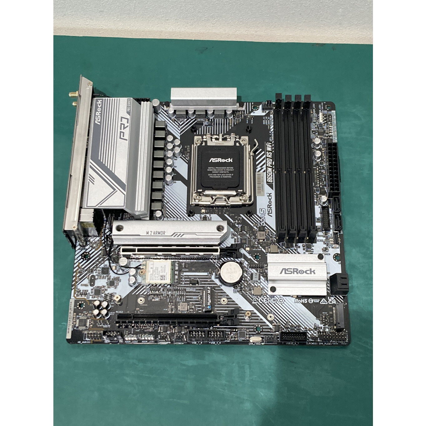 中古 ASRock B650M Pro RS WiFi (B650 AM5 mATX DDR5) 4780001484