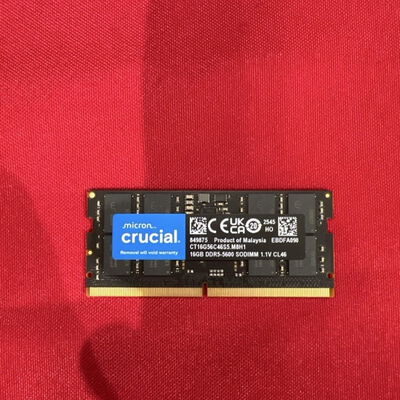 【静岡東瀬名店】中古  Crucial CT16G56C46S5(DDR5 PC5-44800 SO 16GB) 5140001397 