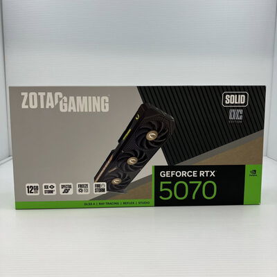 【秋葉原本店】中古  ZOTAC ZT-B50700J-10P SOLID OC (RTX5070 12GB) 176911 