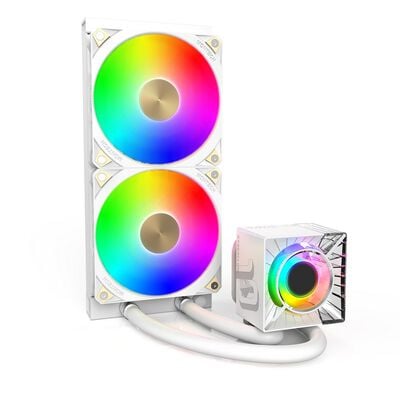 MONTECH  CyberFlow ARGB 240 White (240mm ARGB ホワイト) ドスパラ限定モデル 