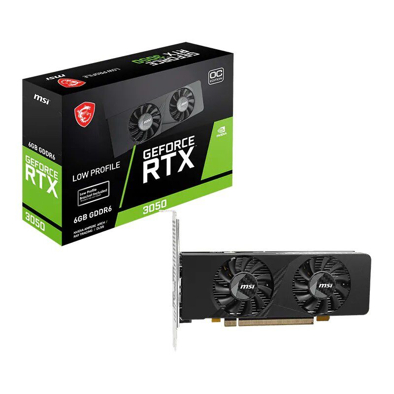 MSI GeForce RTX 3050 LP E 6G OC (GeForce RTX 3050 6GB) ｜ パソコン