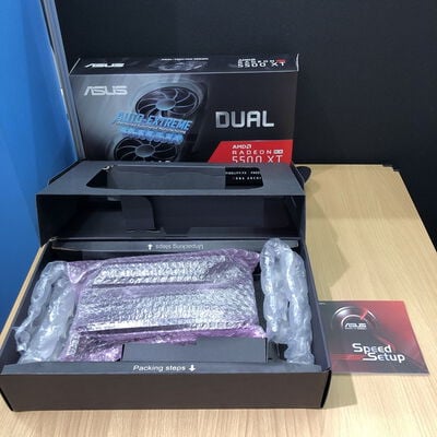 【甲府飯田店】中古  ASUS DUAL-RX5500XT-O8G-EVO (RX5500XT 8GB PCIE) 141654 