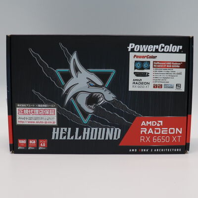 【札幌店】中古  PowerColor HELLHOUND RX6650XT 8GB GDDR6(RX 6650XT 8GB) 3210014530 