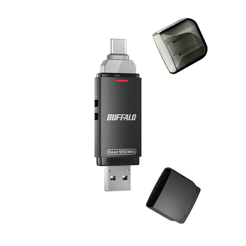 BUFFALO SSD-SDH1.0U3BA/D (USB3.2 Gen2 ポータブルSSD 1TB