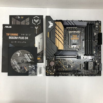 【福山ココローズ店】中古  ASUS TUF GAMING B660M-PLUS D4 (B660 mATX DDR4) 150345 