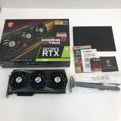 【福山ココローズ店】中古  MSI GeForce RTX 3080 GAMING Z TRIO 12G LHR (RTX3080 12GB) 148958 