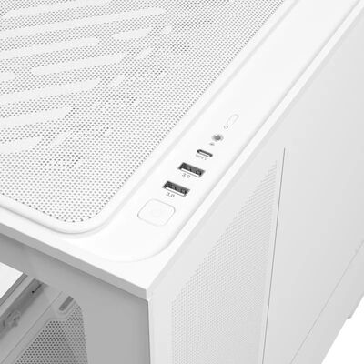 ASUS  PRIME AP202 TG WHITE (MicroATX ガラス ホワイト) 