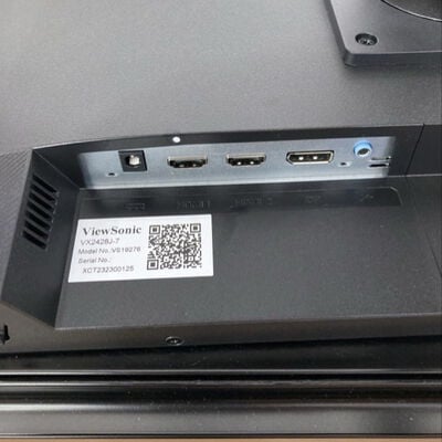 【堺七道店】中古  Viewsonic VX2428J-7(23.8"W 2H1DP 0.5ms IPS 180Hz) 4660001423 