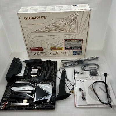 【秋葉原本店】中古  GIGABYTE Z490 VISION D (Z490 1200 ATX DDR4) 142611 