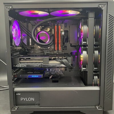 【熊本浜線店】中古  デスクトップパソコン(Ryzen 5 5500/16GB/SSD1TB+1TB/RX7800XT) 5370000837 