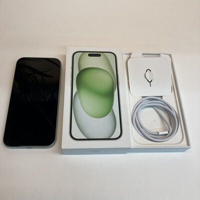 【京都店】中古  【国内版SIMフリー】Apple iPhone15 無印 128GB グリーン MTMM3J/A 161082 