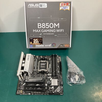 【富山本郷店】中古  ASUS B850M MAX GAMING WIFI (B850 AM5 mATX DDR5) 4760000949