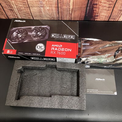【富士青葉店】中古  ASRock RX7600 CL 8GO RX7600 Challenger 8G OC (RX7600 8G) 162749 