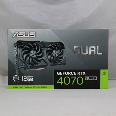 中古  ASUS DUAL-RTX4070S-12G-EVO（RTX 4070 SUPER 12GB） 3480033606 