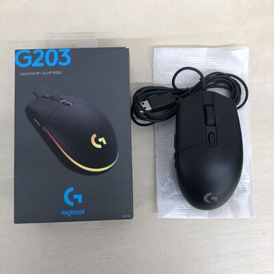 【長野稲里店】中古  Logicool G203 LIGHTSYNC Gaming Mouse G203-BK 146968 