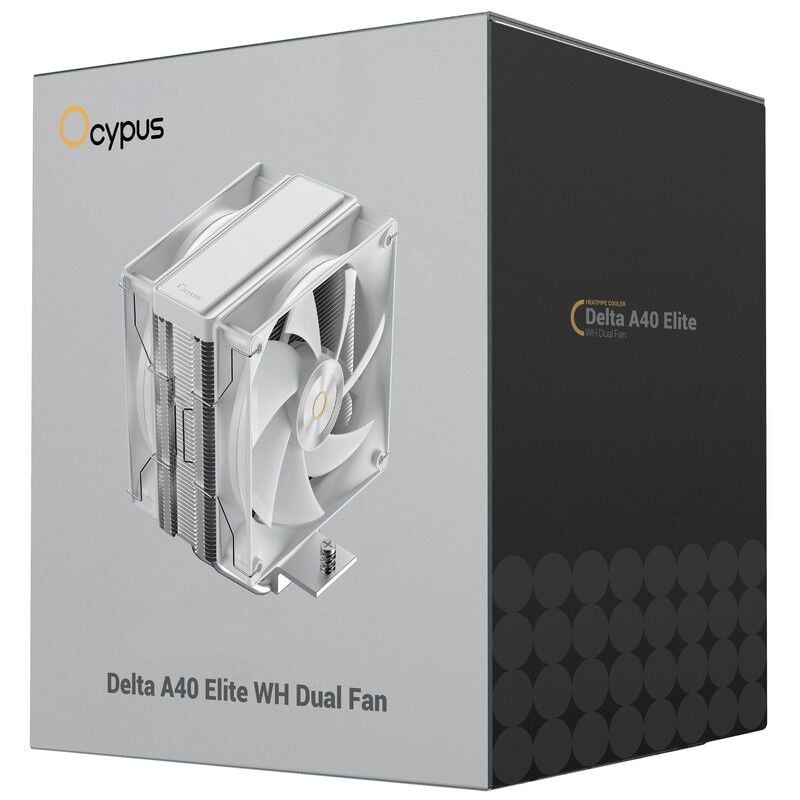 Ocypus Delta A40 Elite Dual Fan Delta-A40-WH2NNWN00X-GL (120mm