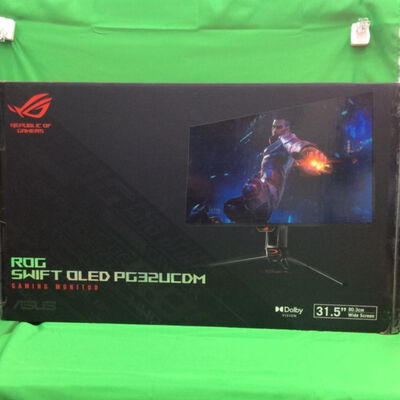 【川崎店】中古  ASUS ROG Swift OLED PG32UCDM [32インチ 黒] 4K (3840x2160) 240 Hz 3480040047 