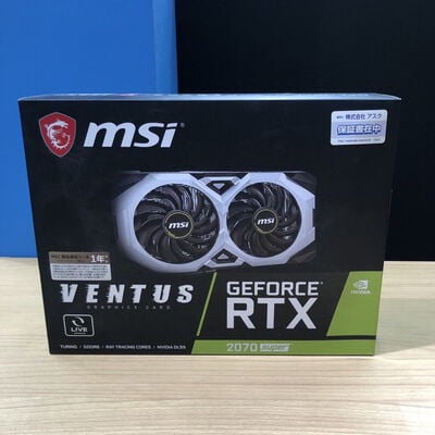 【甲府飯田店】中古  MSI GeForce RTX 2070 SUPER VENTUS (RTX2070 SUPER 8GB PCIE) 4720002127 