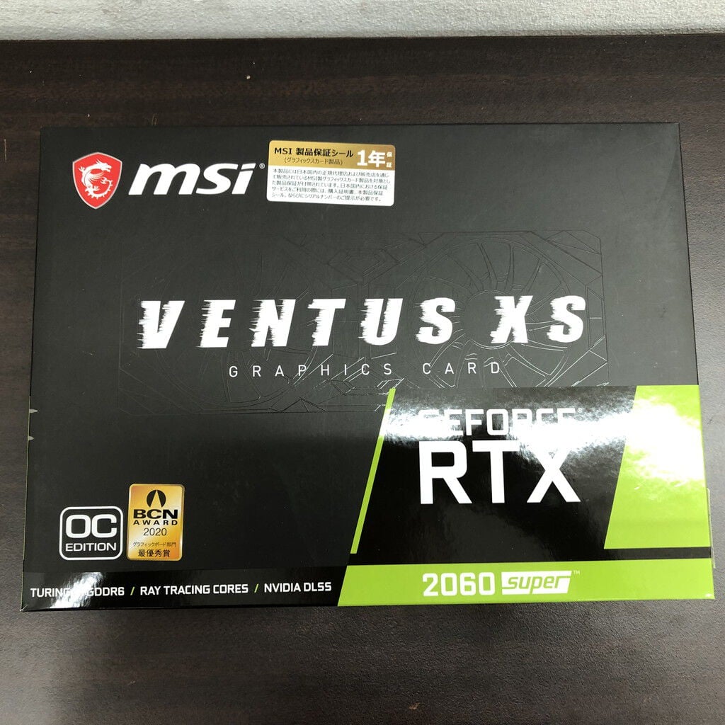 中古 MSI GeForce RTX 2060 SUPER VENTUS XS J OC 5090001174 （379846
