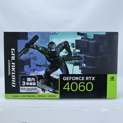 【通販センター】中古  玄人志向 GG-RTX4060-E8GB/SF (RTX4060 8G) 175575 