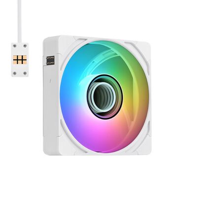 Thermaltake  CT140 EX INFINITY ARGB Sync White 3Pack CL-F244-PL14SW-A (140mm ARGB ホワイト 3個パック) 