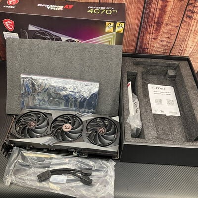 【富士青葉店】中古  MSI GeForce RTX 4070 Ti GAMING X TRIO 12G (RTX4070Ti 12GB) 154204 