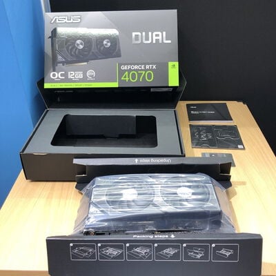 【甲府飯田店】中古  ASUS DUAL-RTX4070-O12G (RTX4070 12GB) 157131 