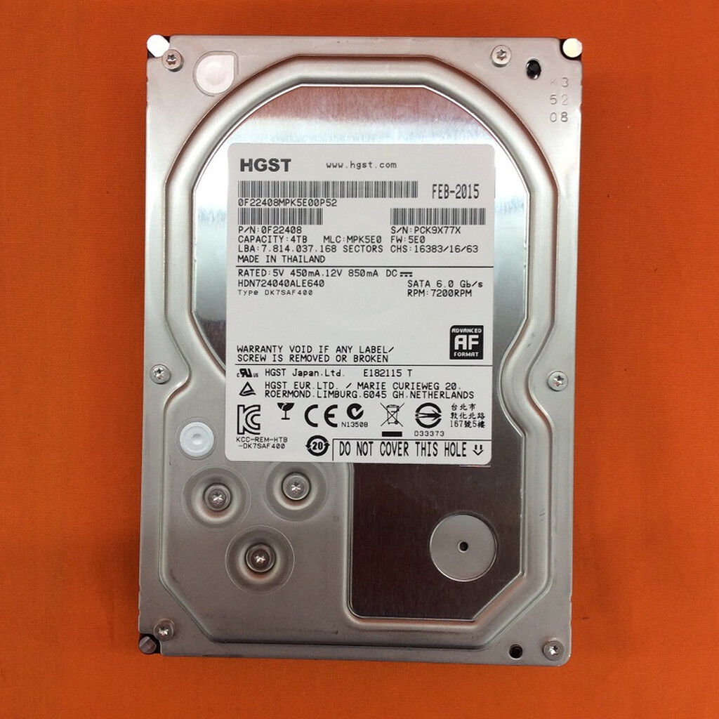 [320]HGST ハードディスク４ＴＢ✕2個 Amazon | 日立 HGST 3.5インチHDD(SerialATA)/容量1.0TB/回転数