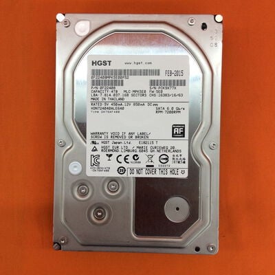 【なんば店】中古  HGST HDN724040ALE640 4TB（3.5インチ HDD 4TB SATA） 3480034511 