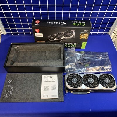 【横浜駅前店】中古  MSI GeForce RTX 4070 VENTUS 3X 12G OC (RTX4070 12GB) 3400009137 