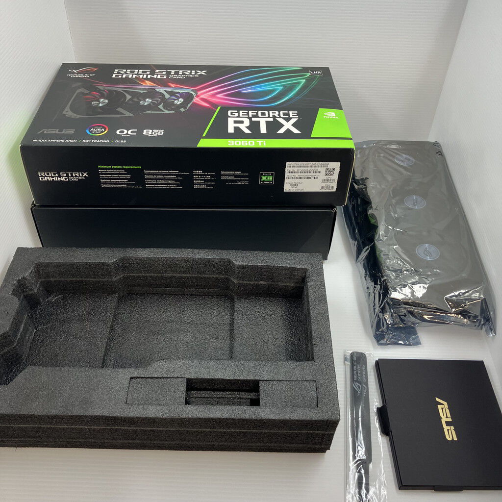 中古 ASUS ROG-STRIX-RTX3060TI-O8G-V2-GAMING (RTX3060Ti 8GB) 175525