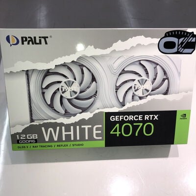 【姫路店】中古  Palit NE64070S19K9-1048L(RTX4070 WHITE OC GDR6) 4740000787 