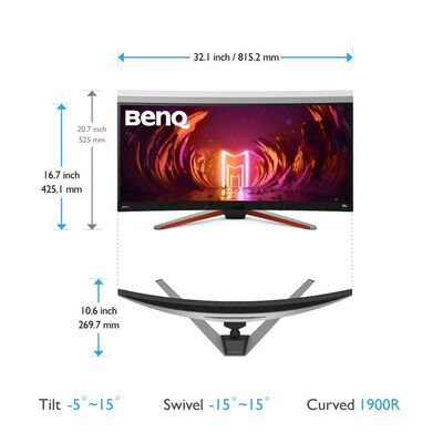 BenQ  MOBIUZ EX3415R (34インチウルトラワイド 湾曲液晶モニター) 