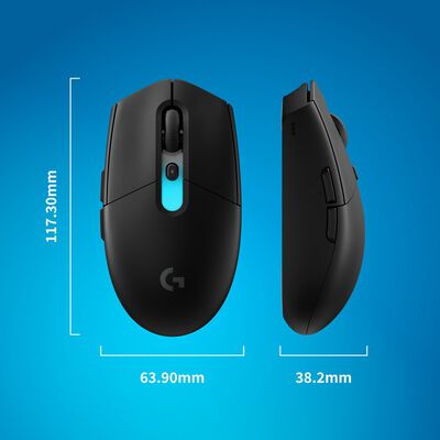 Logicool  G304 X SUPERLIGHT LIGHTSPEED ワイヤレス ゲーミング マウス G304X-SL-BK (ブラック) 