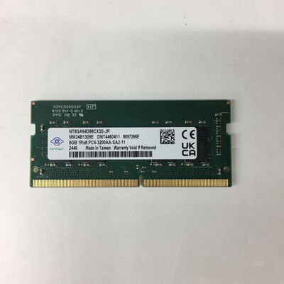 【千葉店】中古  DDR4 PC4-25600 8GB SODIMM ノート用 148256 