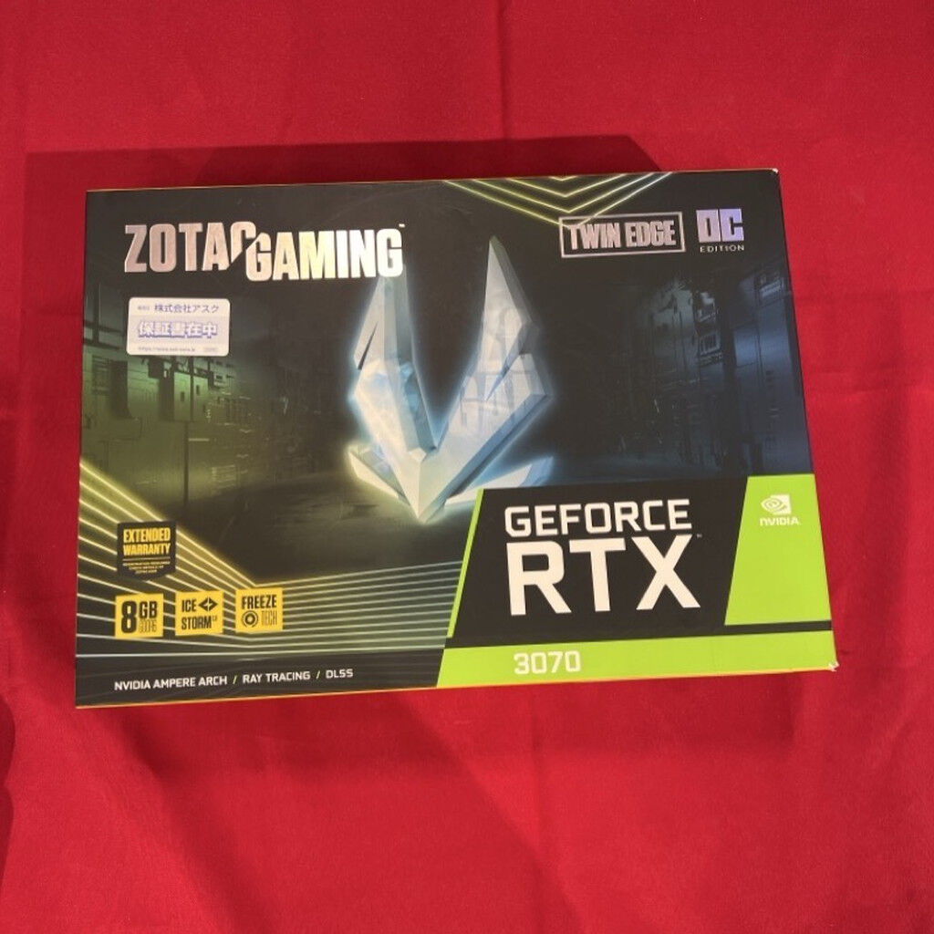 ZOTAC GeForce RTX 3070 TWIN EDGE OC　中古 ZOTAC 〔中古〕ZOTAC GeForce RTX 3070 Twin Edge OC（中古1ヶ月保証