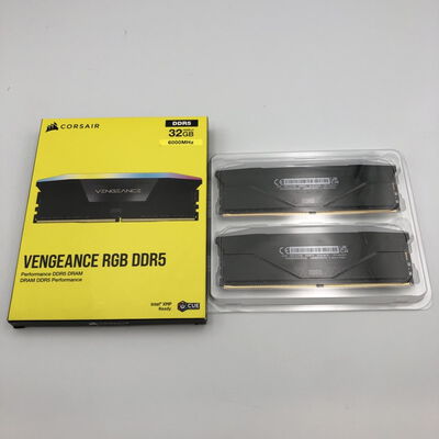 【甲府飯田店】中古  CORSAIR CMH32GX5M2E6000C36(DDR5-6000 16GBx2) 4720002975 