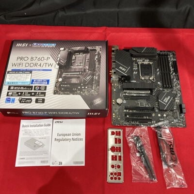 【静岡東瀬名店】中古  MSI PRO B760-P WIFI DDR4/TW (B760 1700 ATX DDR4) 167318 