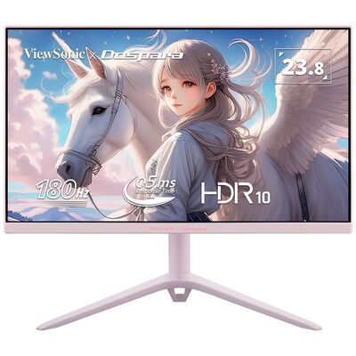 ViewSonic  VX2428J-PK-7 (23.8インチワイド 液晶モニター パステルピンク) ドスパラ限定モデル 