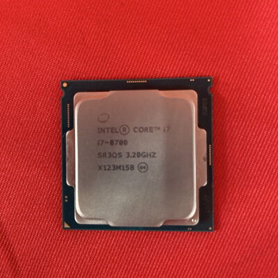 【千葉店】中古  INTEL Core i7 8700 (1151/3.20GHz/12M/C6/T12) 136198 