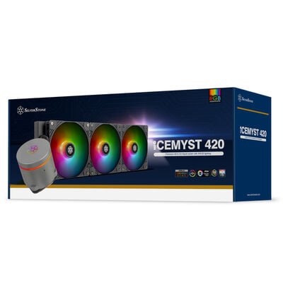 SilverStone  IceMyst 420 SST-IM420-ARGB (420mm ARGB ブラック) 