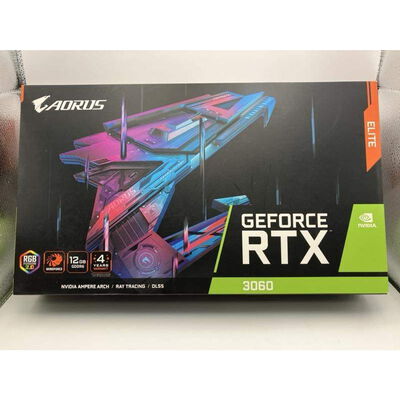 【仙台店】中古  GIGABYTE GV-N3060AORUS E-12GD R2.0 (RTX3060 12GB) 175489 