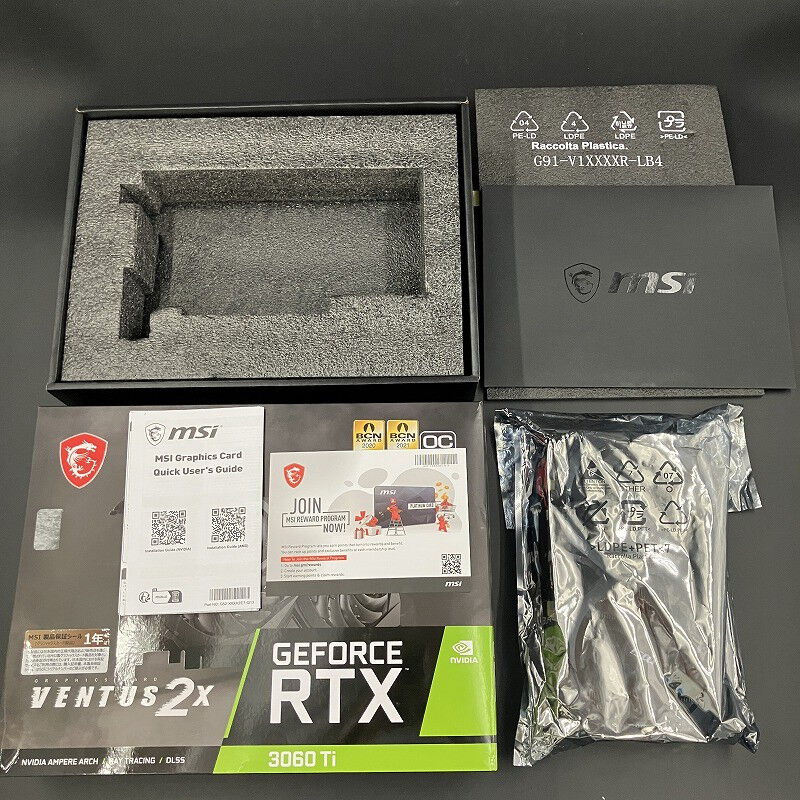 中古 各社 GeForce RTX3060Ti (8GB PCI-E) 144199 ｜ パソコン