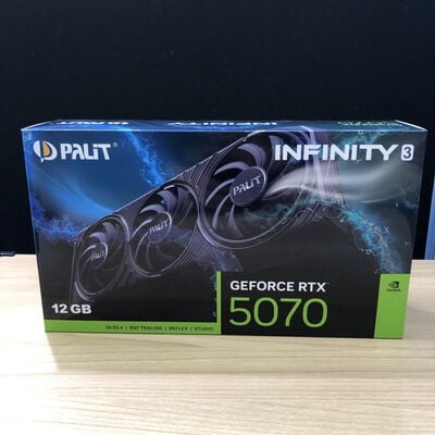 【甲府飯田店】中古  Palit NE75070019K9-GB2050S (RTX5070 Infinity 3) 4720001899 