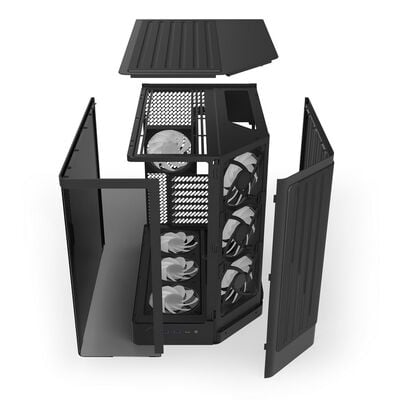 NZXT  H6 RGB+ 2026 Black CC-H62FB-P1 (ATX ガラス ブラック) 