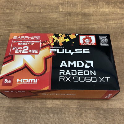 【宇都宮鶴田店】中古  SAPPHIRE PULSE Radeon RX9060XT GAMING OC 8GB AMD (RX9060XT 8G) 179893 