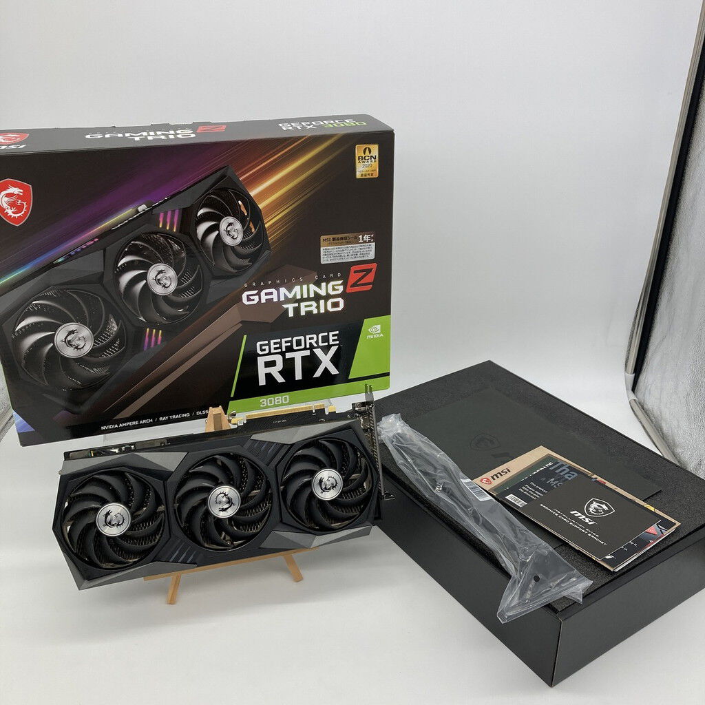 【中古】MSI GeForce RTX 3080 GAM Z TRIO 10G MSI GeForce RTX 3080 GAMING Z Trio LHR 10GB GDDR6X Graphics Card